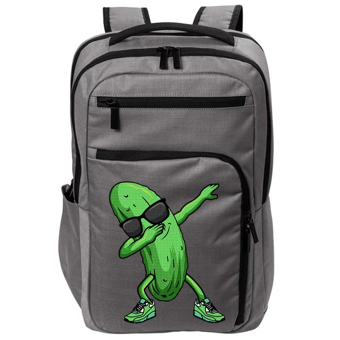 Cucumber Dabbing Pickle Dancing Lover Impact Tech Backpack