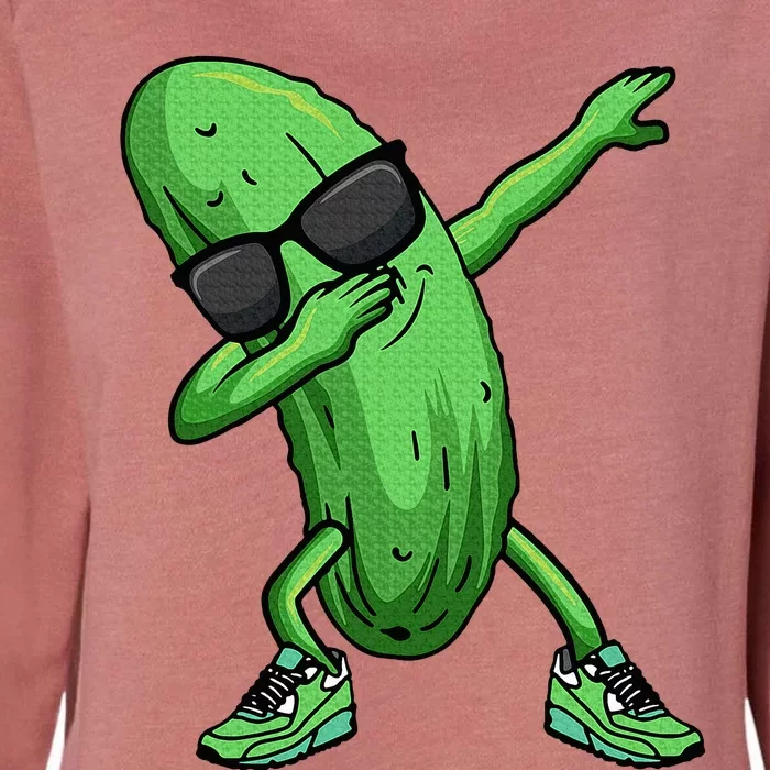 Cucumber Dabbing Pickle Dancing Lover Womens California Wash Sweatshirt