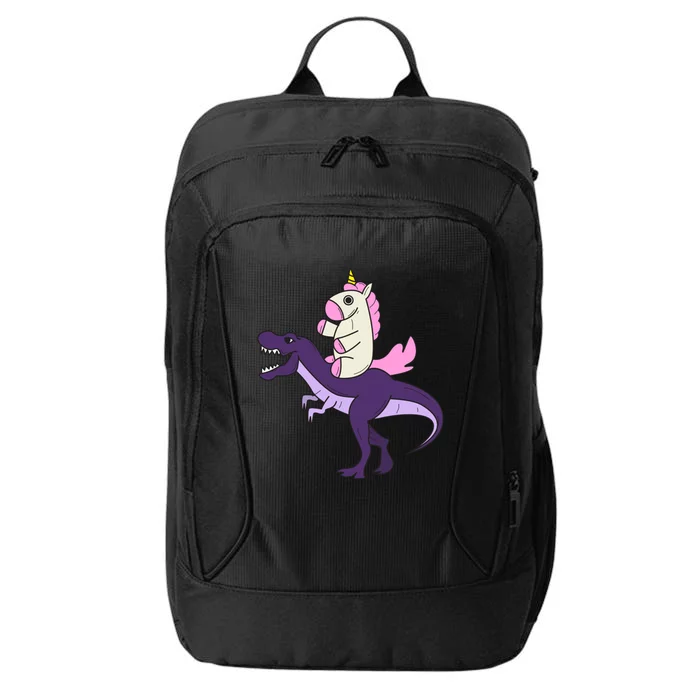 Cool Dainty Party Unicorn Riding A Dinosaur Gift City Backpack