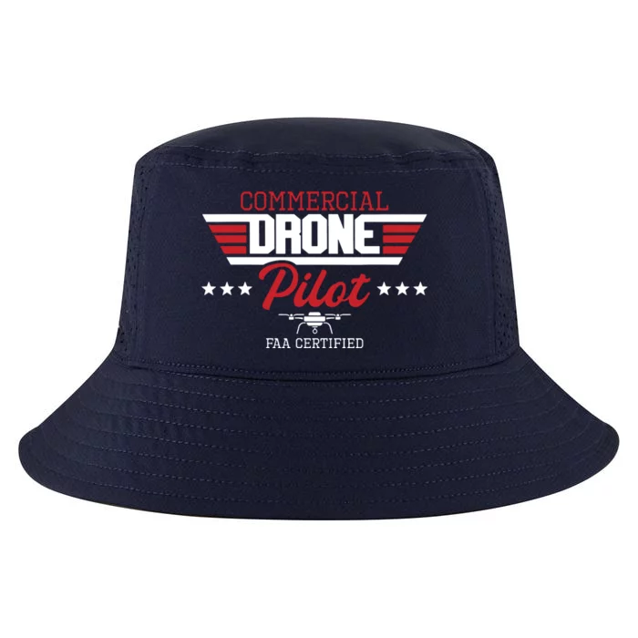 Commercial Drone Pilot Aviator Quadcopter FAA Certified Cool Comfort Performance Bucket Hat