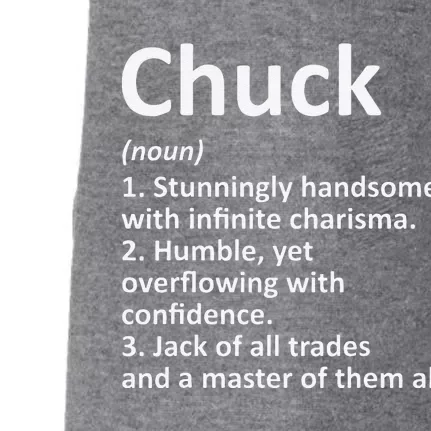 CHUCK Definition Personalized Name Funny Birthday Gift Idea Doggie 3-End Fleece Hoodie