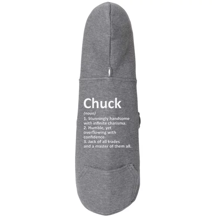 CHUCK Definition Personalized Name Funny Birthday Gift Idea Doggie 3-End Fleece Hoodie