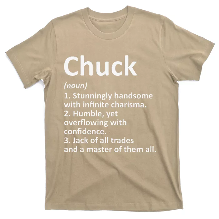 CHUCK Definition Personalized Name Funny Birthday Gift Idea T-Shirt