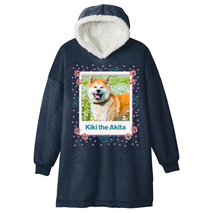 Custom Dog Pet Personalized Picture Hooded Wearable Blanket