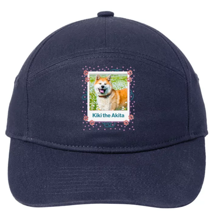 Custom Dog Pet Personalized Picture 7-Panel Snapback Hat