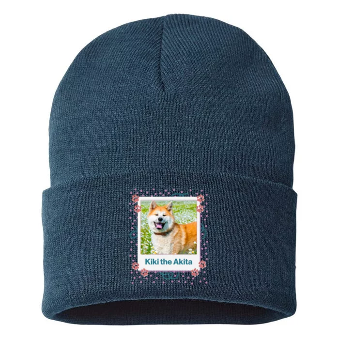 Custom Dog Pet Personalized Picture Sustainable Knit Beanie