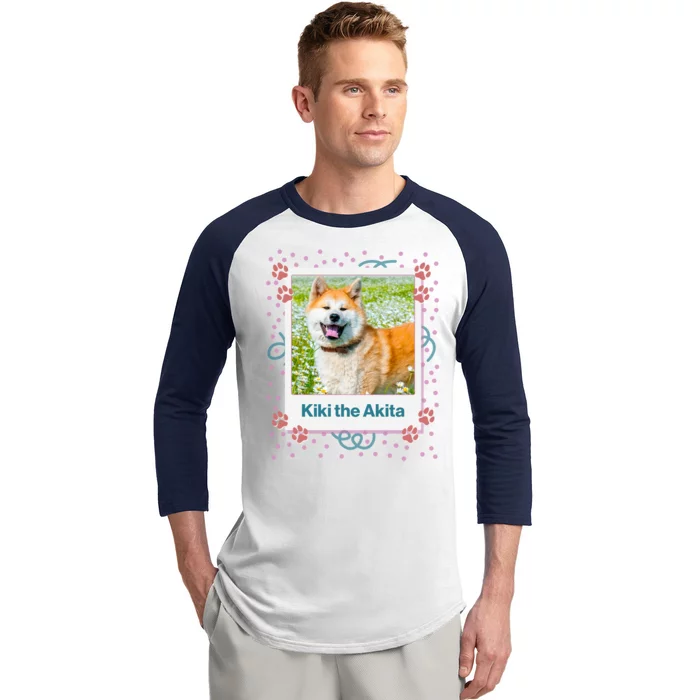 Custom Dog Pet Personalized Picture Baseball Sleeve Shirt