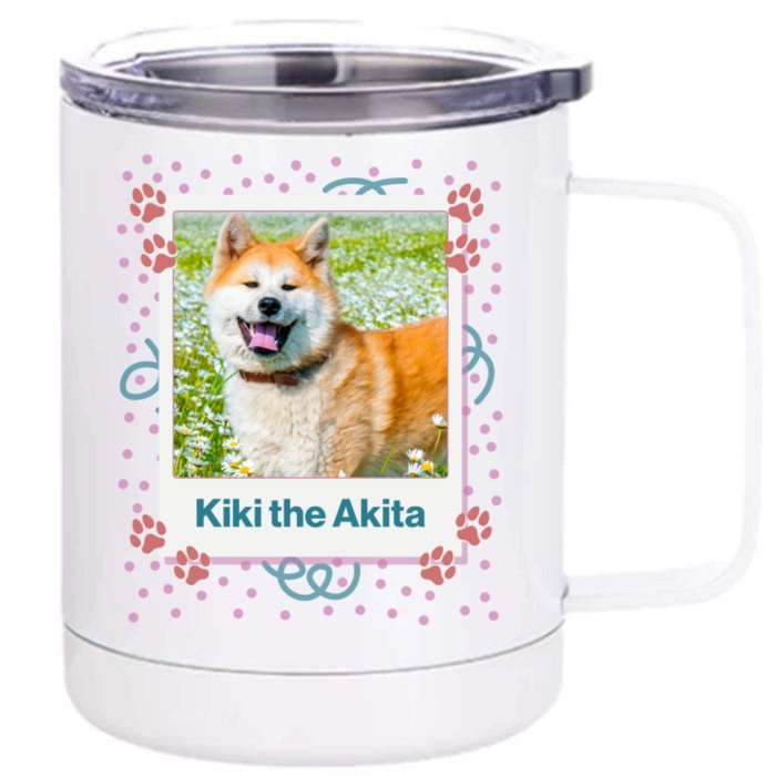 Custom Dog Pet Personalized Picture Front & Back 12oz Stainless Steel Tumbler Cup