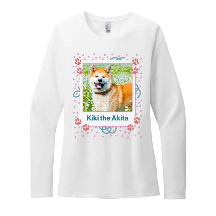 Custom Dog Pet Personalized Picture Womens CVC Long Sleeve Shirt