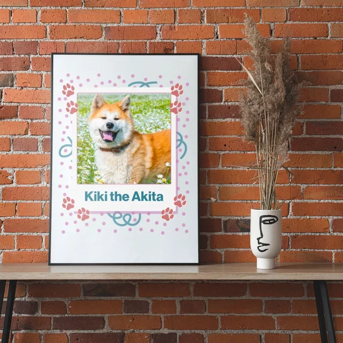 Custom Dog Pet Personalized Picture Poster