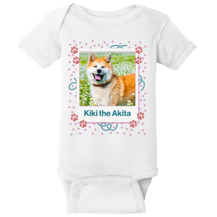 Custom Dog Pet Personalized Picture Baby Bodysuit