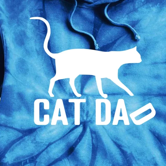 Cat Dad Perfect For Cat Dad Father’S Day Tie Dye Hoodie