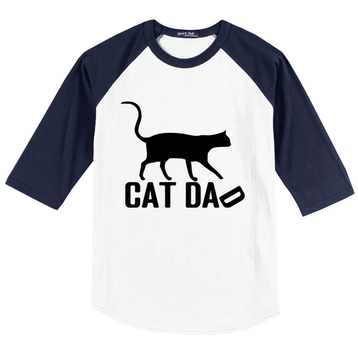 Cat Dad Perfect For Cat Dad Father’S Day Baseball Sleeve Shirt