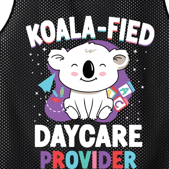 Childcare Daycare Provider Teacher Babysitter Koala Mesh Reversible Basketball Jersey Tank