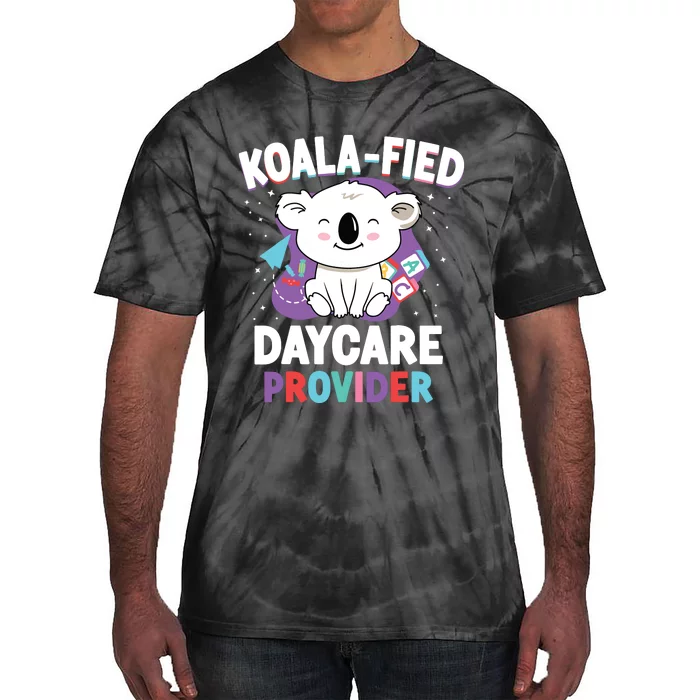 Childcare Daycare Provider Teacher Babysitter Koala Tie-Dye T-Shirt