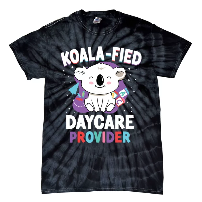 Childcare Daycare Provider Teacher Babysitter Koala Tie-Dye T-Shirt