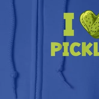 Cool Dill Pickle Cucumber Pickle Lover Gift Full Zip Hoodie