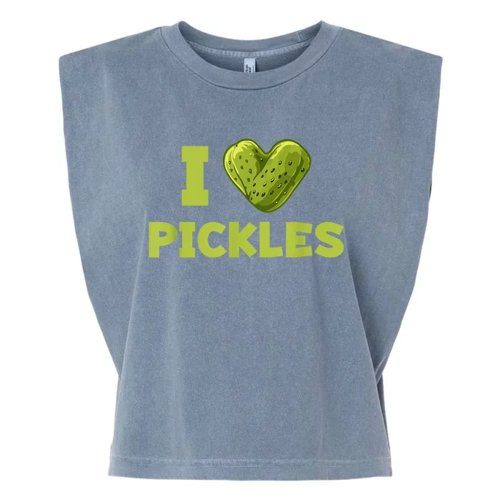 Cool Dill Pickle Cucumber Pickle Lover Gift Garment-Dyed Women's Muscle Tee