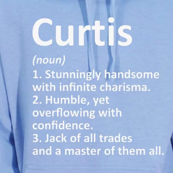 CURTIS Definition Personalized Name Funny Birthday Gift Idea Unisex Surf Hoodie