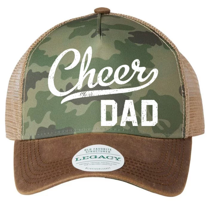 Cheer Dad Proud Cheerleading Dad Gift Legacy Tie Dye Trucker Hat