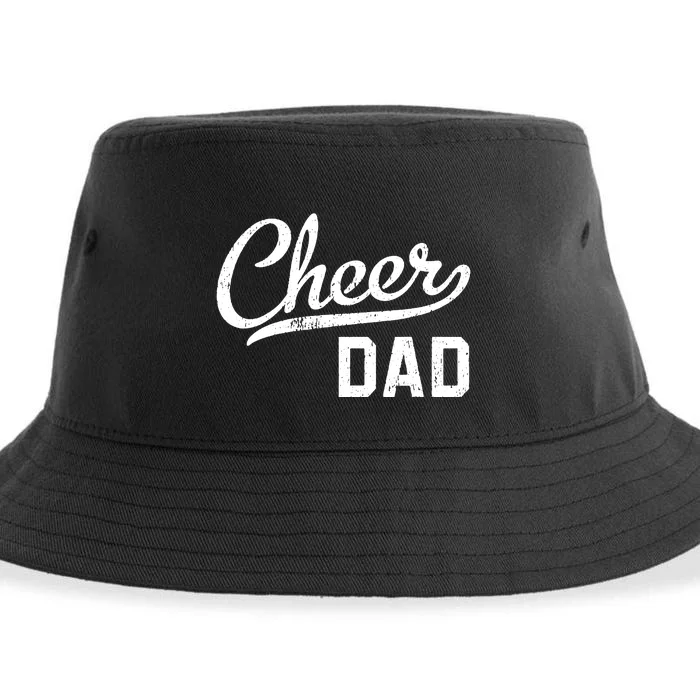 Cheer Dad Proud Cheerleading Dad Gift Sustainable Bucket Hat