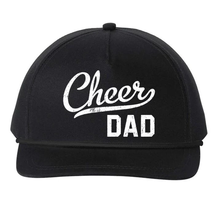 Cheer Dad Proud Cheerleading Dad Gift Snapback Five-Panel Rope Hat