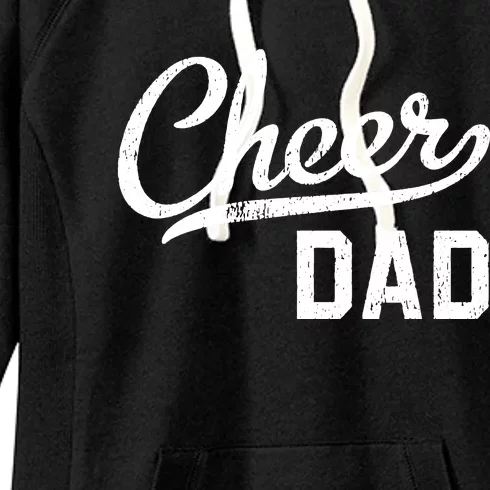 Cheer Dad Proud Cheerleading Dad Gift Women's Fleece Hoodie