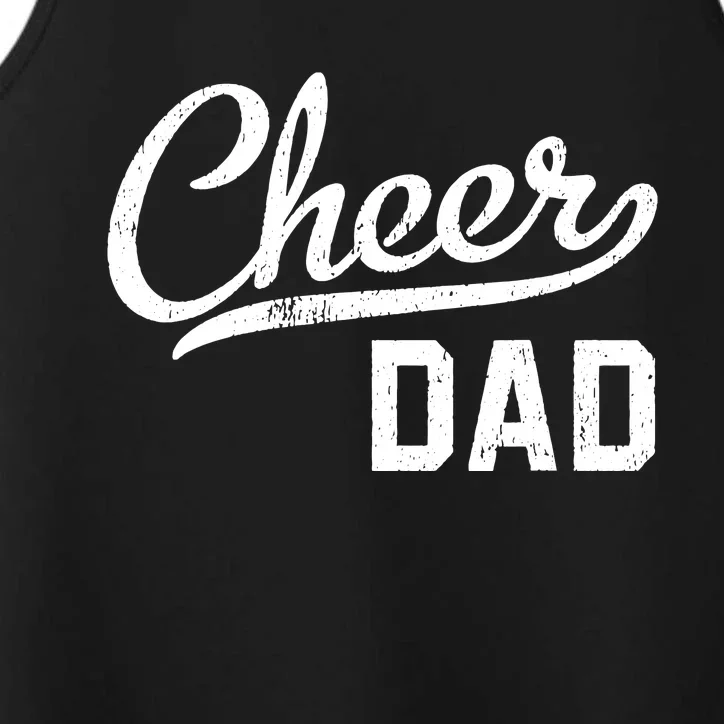 Cheer Dad Proud Cheerleading Dad Gift Performance Tank