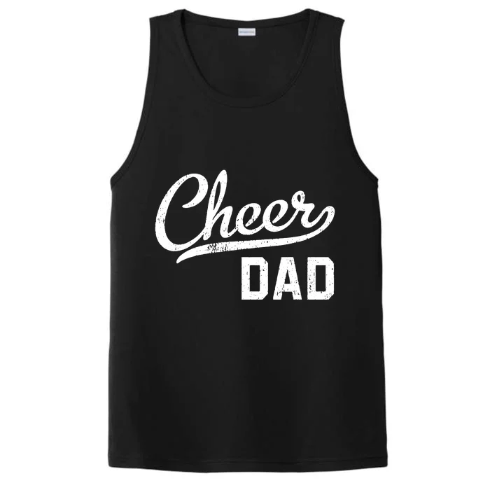 Cheer Dad Proud Cheerleading Dad Gift Performance Tank