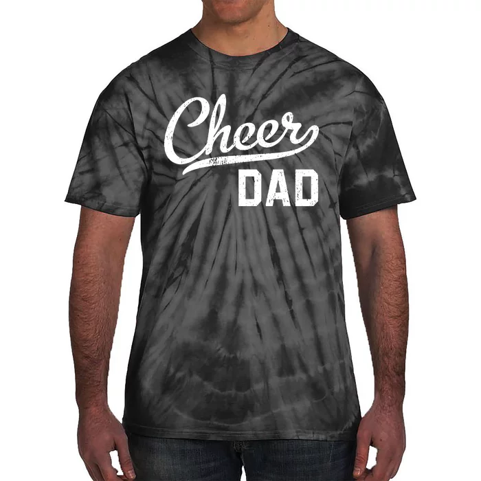 Cheer Dad Proud Cheerleading Dad Gift Tie-Dye T-Shirt