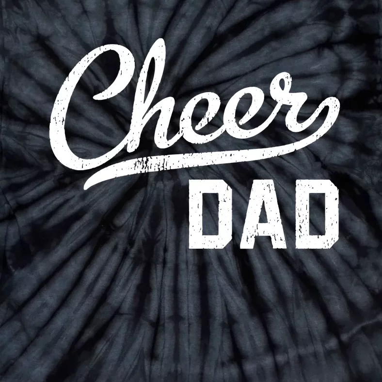 Cheer Dad Proud Cheerleading Dad Gift Tie-Dye T-Shirt