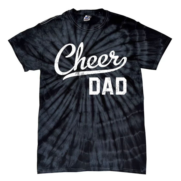 Cheer Dad Proud Cheerleading Dad Gift Tie-Dye T-Shirt