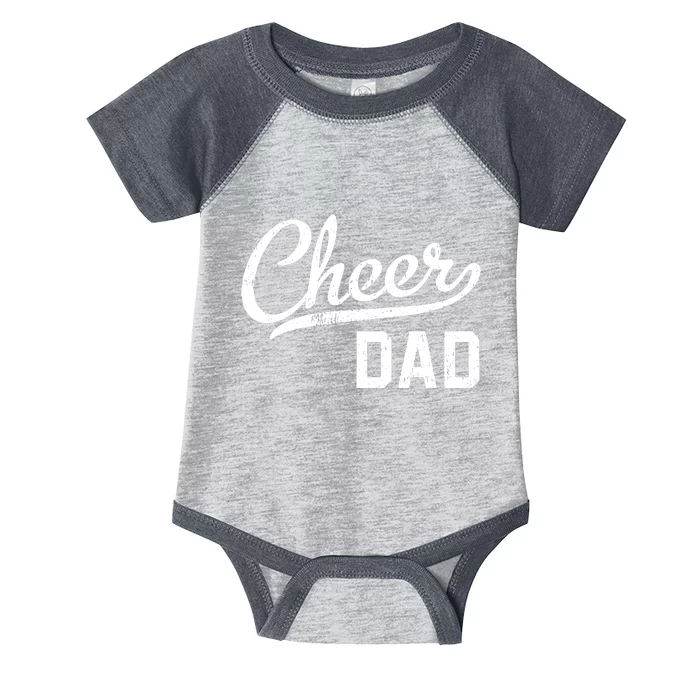 Cheer Dad Proud Cheerleading Dad Gift Infant Baby Jersey Bodysuit