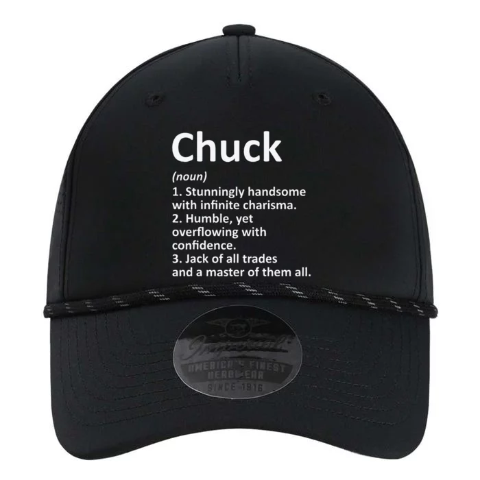 CHUCK Definition Personalized Name Funny Birthday Gift Idea Performance The Dyno Cap