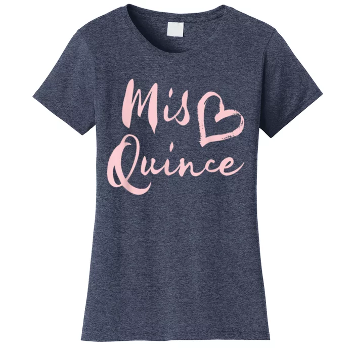 Camisa de Quinceanera Mis Quince 15th Birthday Present Gift Shirt Women's T-Shirt