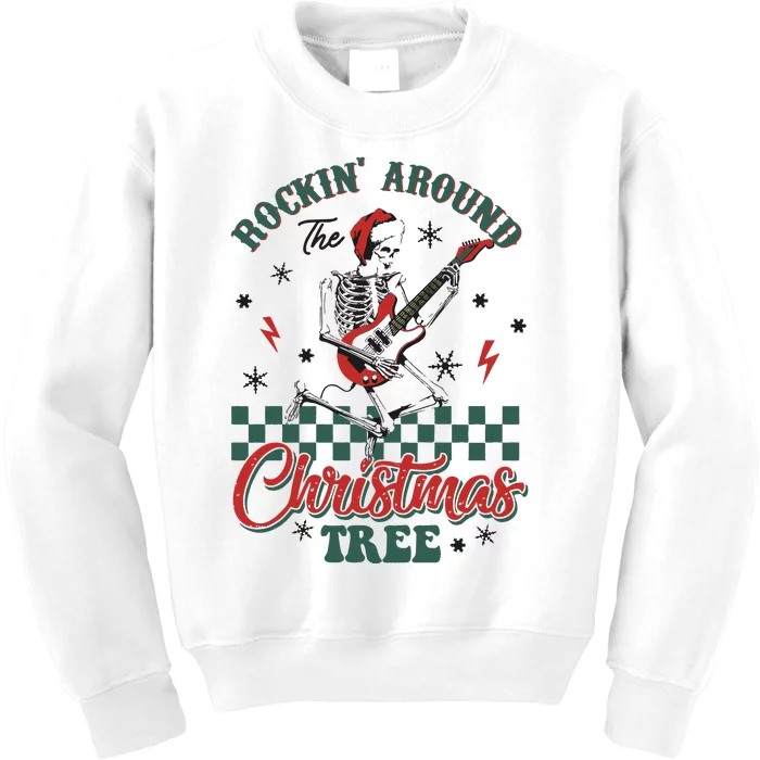 Christmas Dtf Rockin Around The Christmas Tree Dtf Transfer Ready To Press Kids Sweatshirt