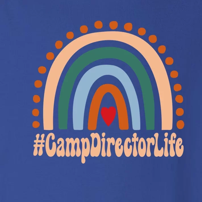 Camp Director Rainbow Appreciation Day Hello Back To School Great Gift Toddler Long Sleeve Shirt