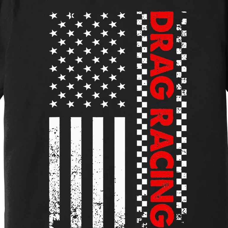 Cool Drag Racing Design For Drag Race Car Lovers Premium T-Shirt