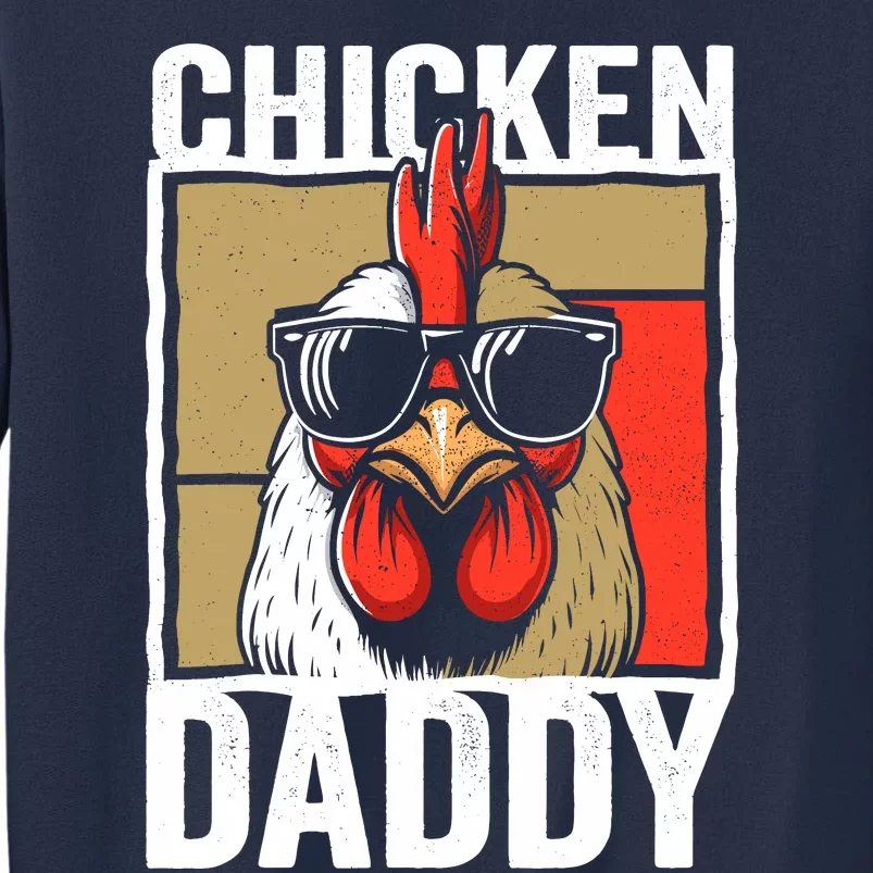 Chicken Daddy Rooster Farmer Funny Fathers Day For Sweatshirt