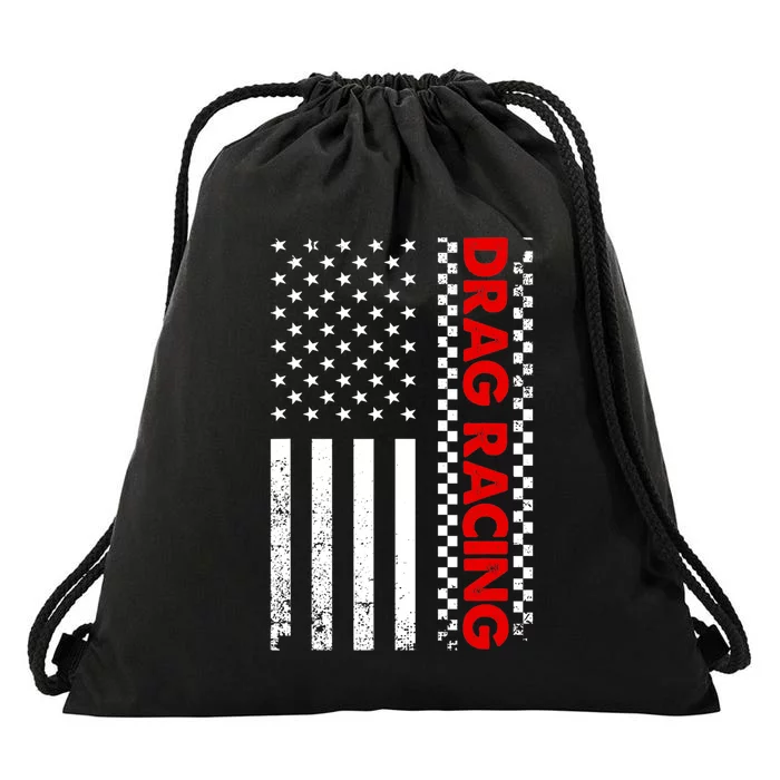 Cool Drag Racing Design For Drag Race Car Lovers Drawstring Bag