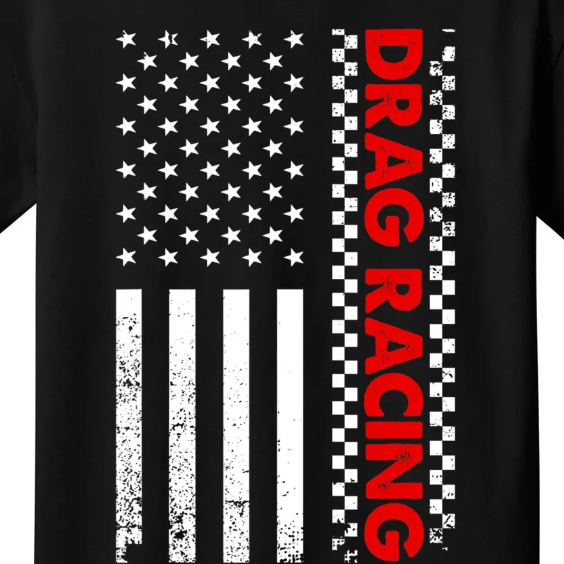 Cool Drag Racing Design For Drag Race Car Lovers Kids T-Shirt