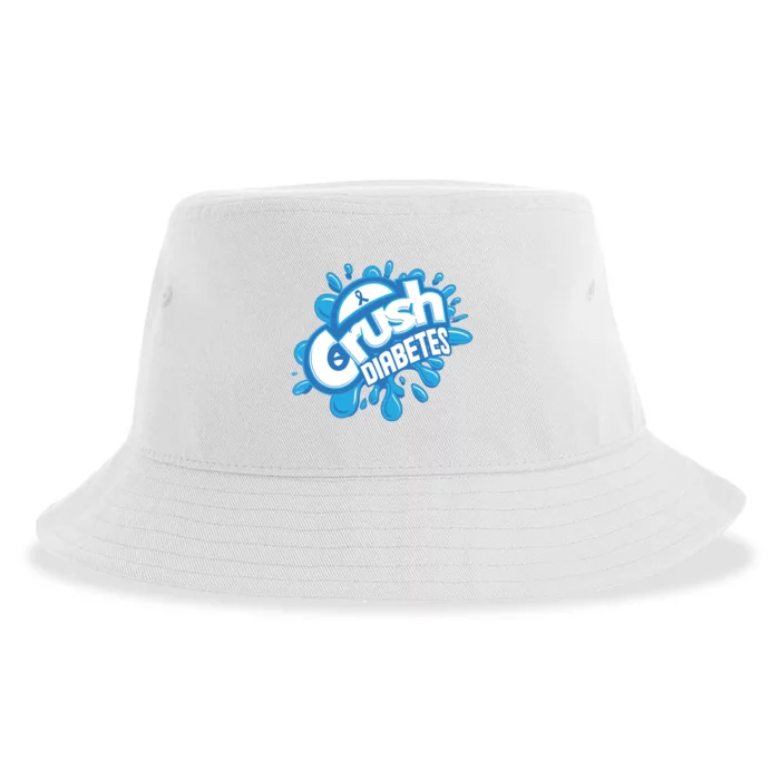 Crush Diabetes Ribbon Diabetes Awareness Sustainable Bucket Hat