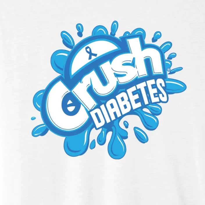 Crush Diabetes Ribbon Diabetes Awareness ChromaSoft Performance T-Shirt