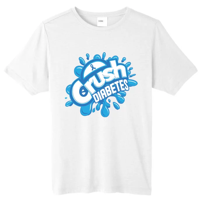 Crush Diabetes Ribbon Diabetes Awareness ChromaSoft Performance T-Shirt