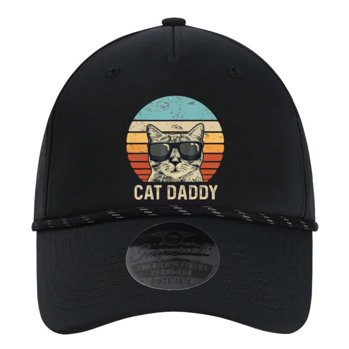 Cat Daddy Retro Cat Sunglasses Cool Cat Dad Gift Fathers Day Performance The Dyno Cap