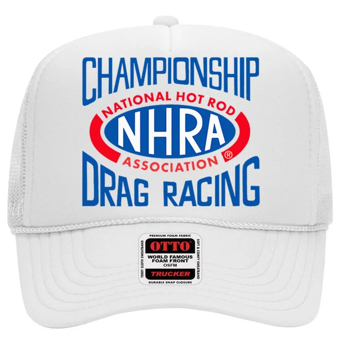 Championship Drag Racing High Crown Mesh Trucker Hat