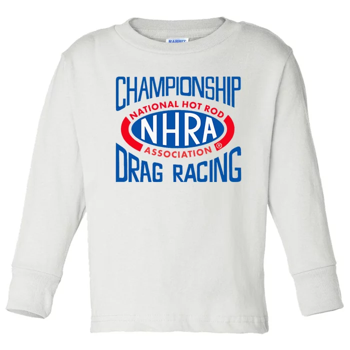 Championship Drag Racing Toddler Long Sleeve Shirt