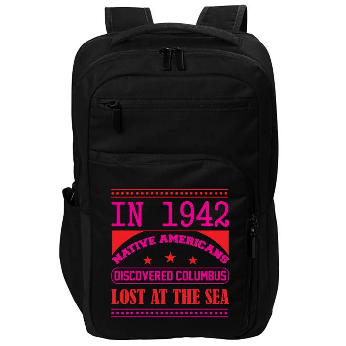 Columbus Day Reflection Graphic Impact Tech Backpack