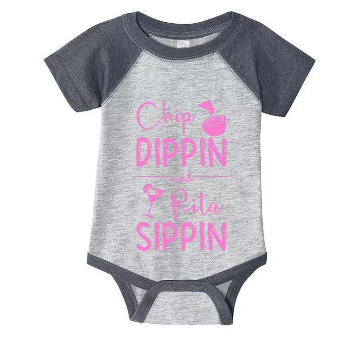 Chip Dippin Rita Sippin Cinco De Mayo Margarita Infant Baby Jersey Bodysuit