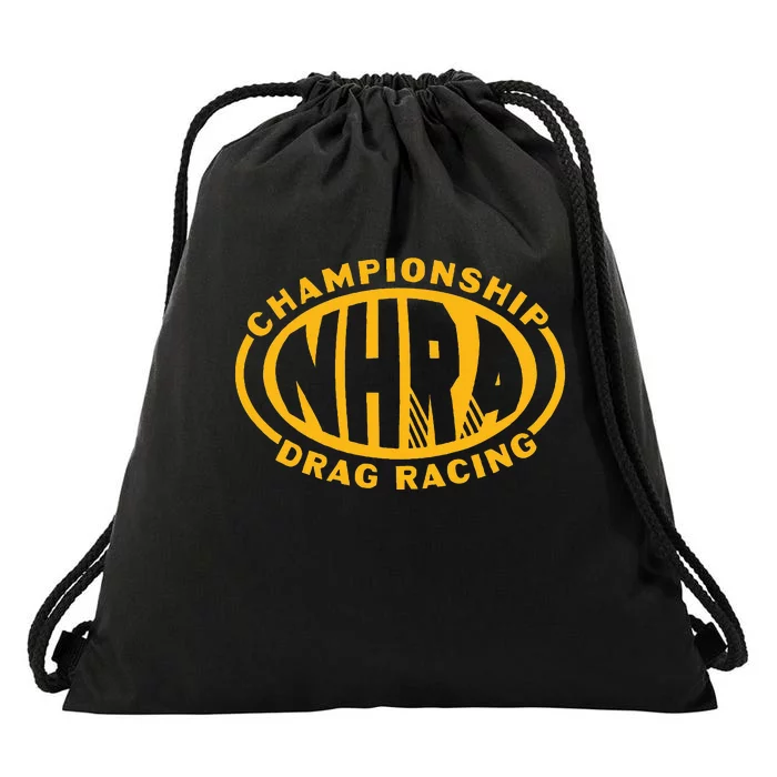 Championship Drag Racing Raceday Drag Racer Drawstring Bag